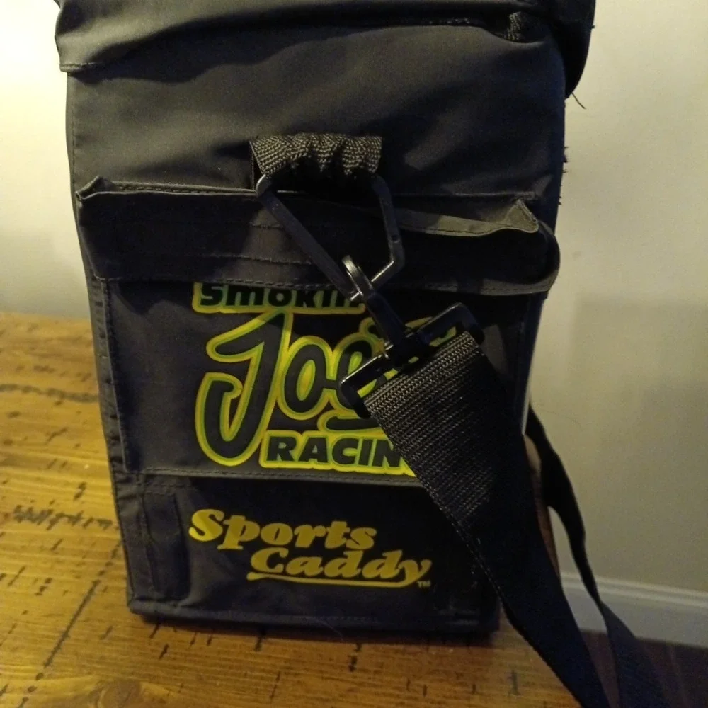 Vintage 90s Joe Camel Powered Smokin' Joe's Racing Backpack Cooler Sports Caddy